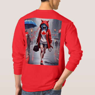 T-Shirt Básico de Capa Longa