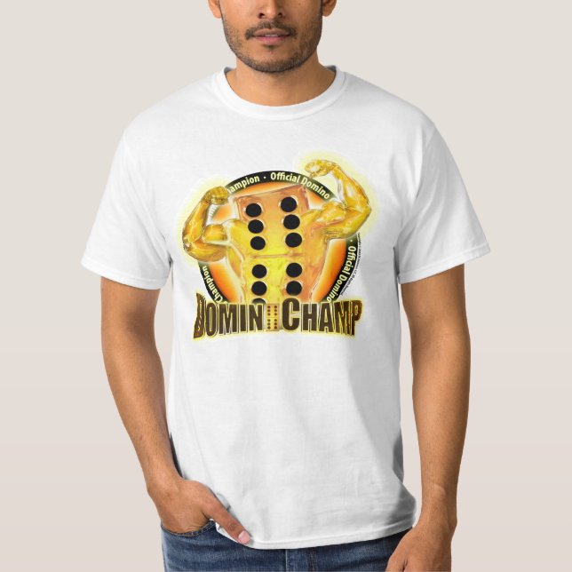 T-shirt básico de DominoChamp (Frente)