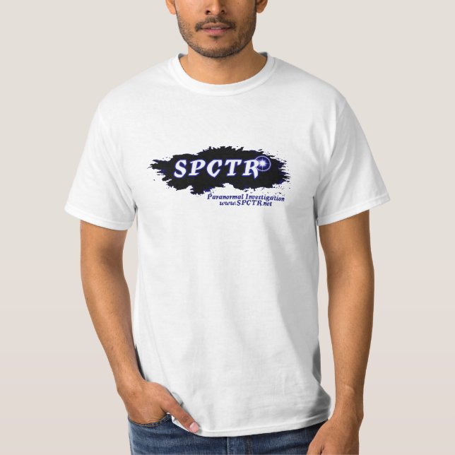 T-shirt básico de SPCTR, matiz azul - endereço do (Frente)