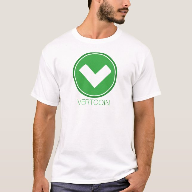 T-shirt básico de Vertcoin (Frente)