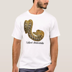 T-shirt básico do Anaconda amarelo