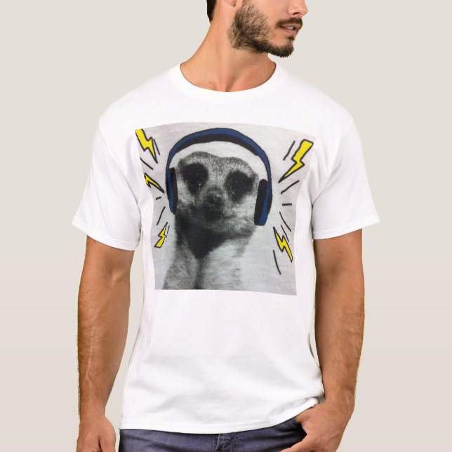 t-shirt básico do homem na moda, branco (Frente)