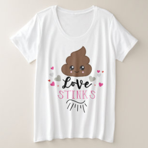 T-shirt básico do Mais-Size das mulheres