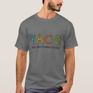 T-shirt básico do TACO, cinza escuro