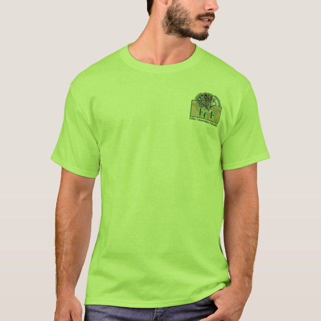 T-shirt básico dos homens (Frente)