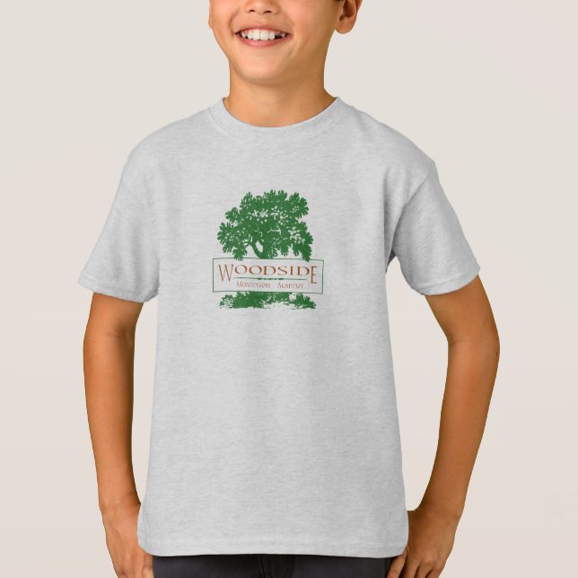 T-shirt básico dos miúdos (Frente)