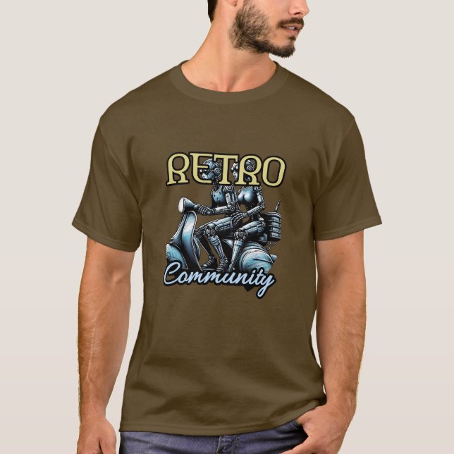 T-Shirt Básico Escuro (Frente)