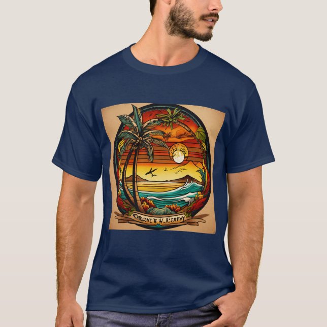 T-Shirt Básico Escuro (Frente)