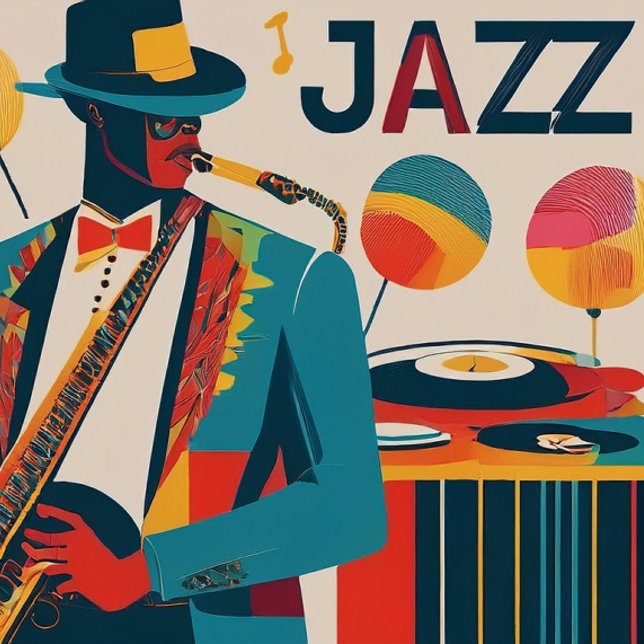 T-Shirt Básico Escuro (Jazz is Alive)