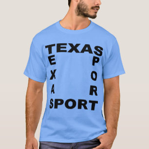T-shirt básico escuro azul DESENHO TEXAS DESPORTO