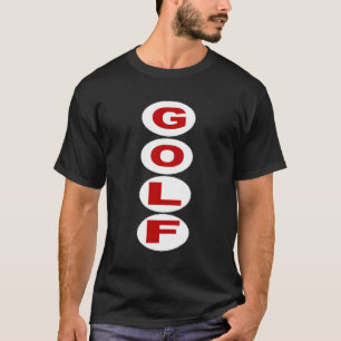T-shirt básico escuro preto GOLFE
