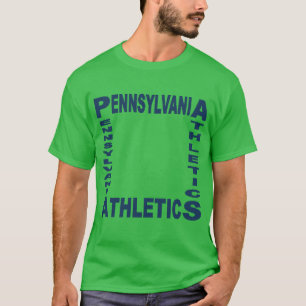 T-shirt básico escuro verde trevo PENNSYLVANIA