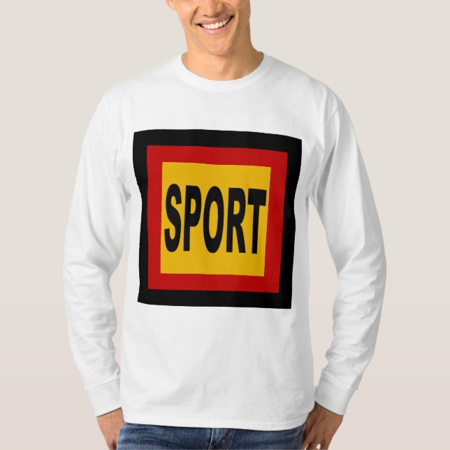 T-shirt básico mangas longas DESPORTO ALEMANHA (Frente)