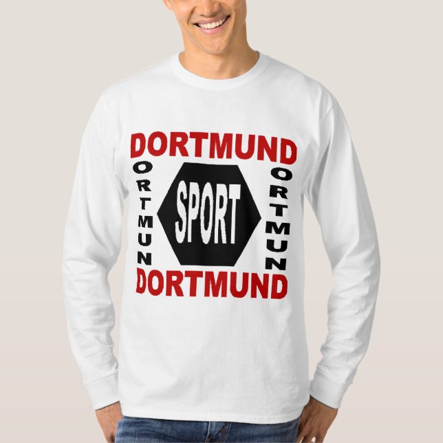 T-shirt básico mangas longas DORTMUND DESPORTO (Frente)