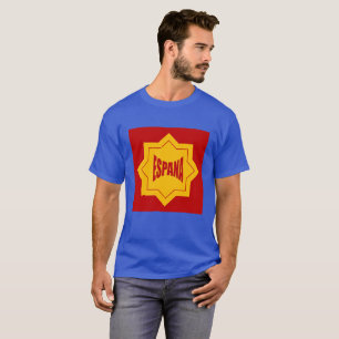 T-SHIRT BÁSICO NAUFRAGA AZUL HOMENS DESENHO ESPANA