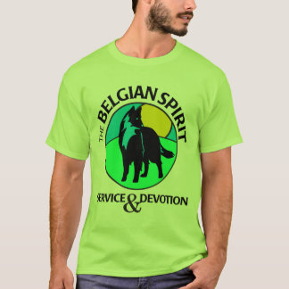 T-shirt básico no verde