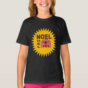T-shirt básico preto Desenho BOLO NATAL