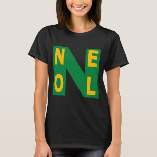 T-shirt básico preto Desenho NATAL