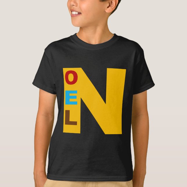 T-shirt básico preto Desenho NATAL (Frente)