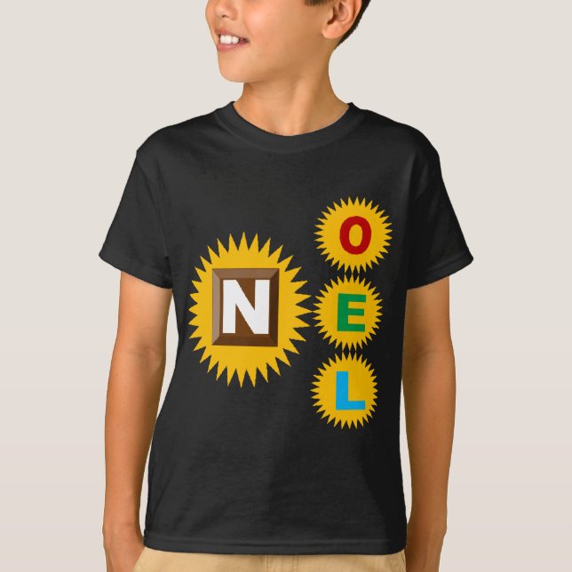 T-shirt básico preto NATAL SOL CHOCOLATE (Frente)