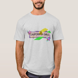 T-shirt básico: Skates das meninas de Califórnia