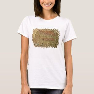 T-shirt Basílica cristã, pavimento de mosaico, período