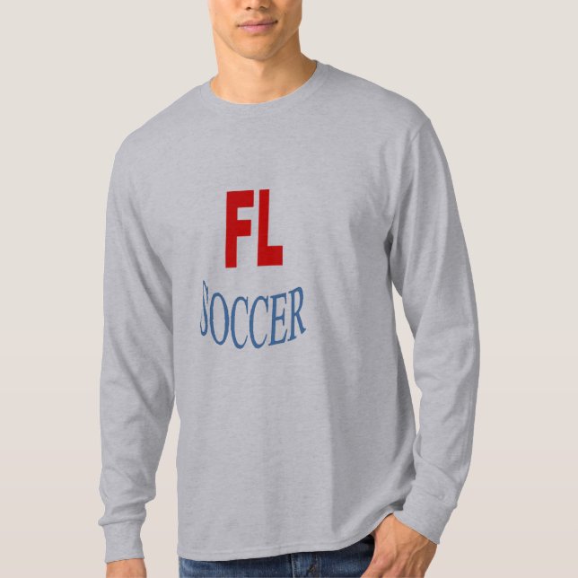 T-shirt basique gris FLORIDA SOCCER  (Frente)