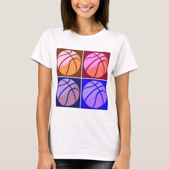 T-shirt Basquete de pop (Frente)
