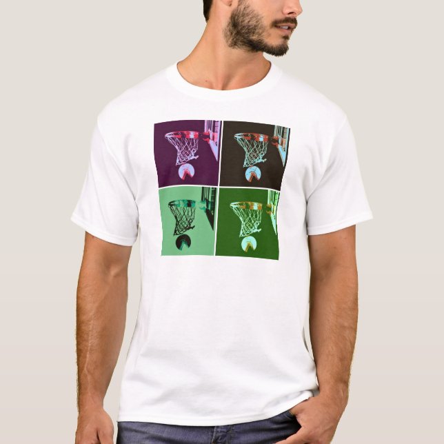 T-shirt Basquete de pop (Frente)