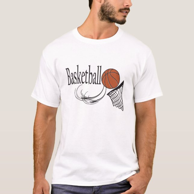 T-shirt Basquete e Hoop (Frente)