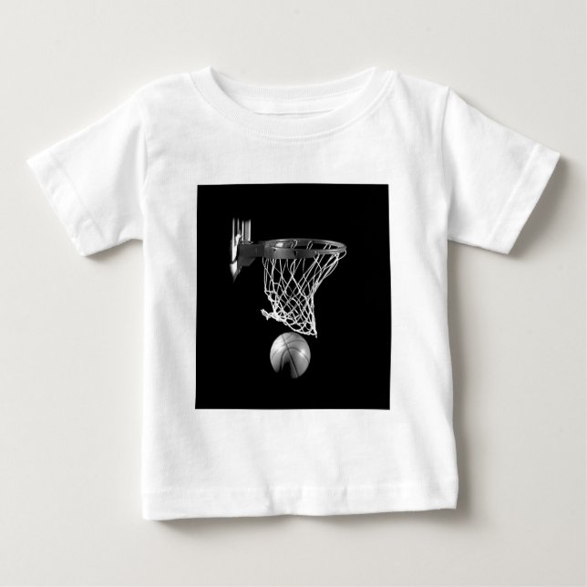 T-shirt Basquete preto e branco (Frente)