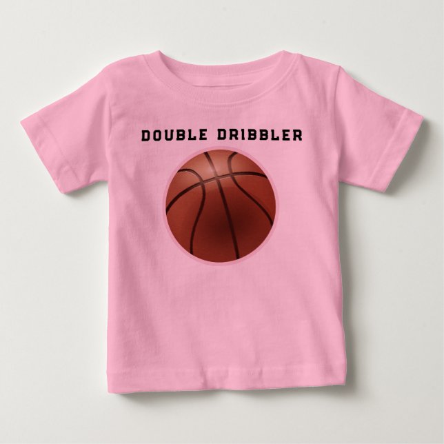 T-shirt Basquetebol Drible Duplo (Frente)