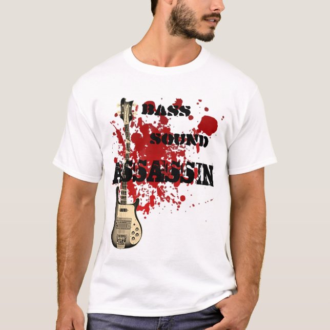T-Shirt 'BASS SOUND ASSASSIN' (Frente)