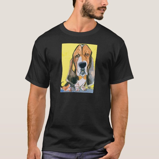 T-shirt Basset Hound (Frente)