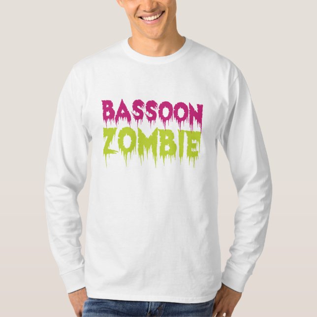 T-shirt Bassoon Zombie (Frente)