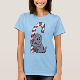 T-shirt Bastão de doces do Triceratops