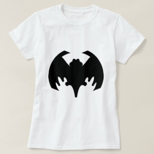T-shirt Bat Black The MUSEUM Zazzle Gifts