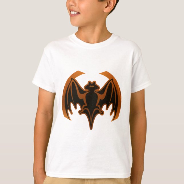 T-shirt Bat Brown O MUSEUM Zazzle dá presentes (Frente)