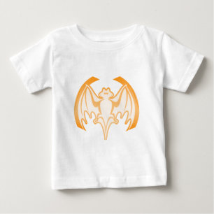 T-shirt Bat Orange Inv The MUSEUM Zazzle Gifts
