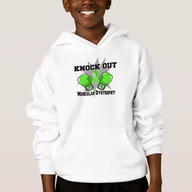 T-shirt Bata para fora a distrofia muscular (Frente)