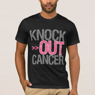 T-shirt Bata para fora o cancer - cancro da mama