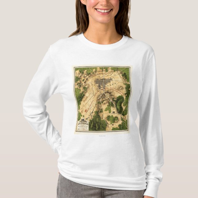 T-shirt Batalha de Gettysburg 10 (Frente)