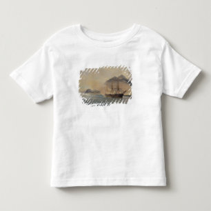 T-shirt Batalha naval do passo de Shimonoseki