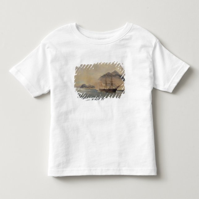 T-shirt Batalha naval do passo de Shimonoseki (Frente)