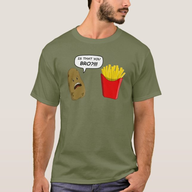T-shirt batata e fritadas (Frente)