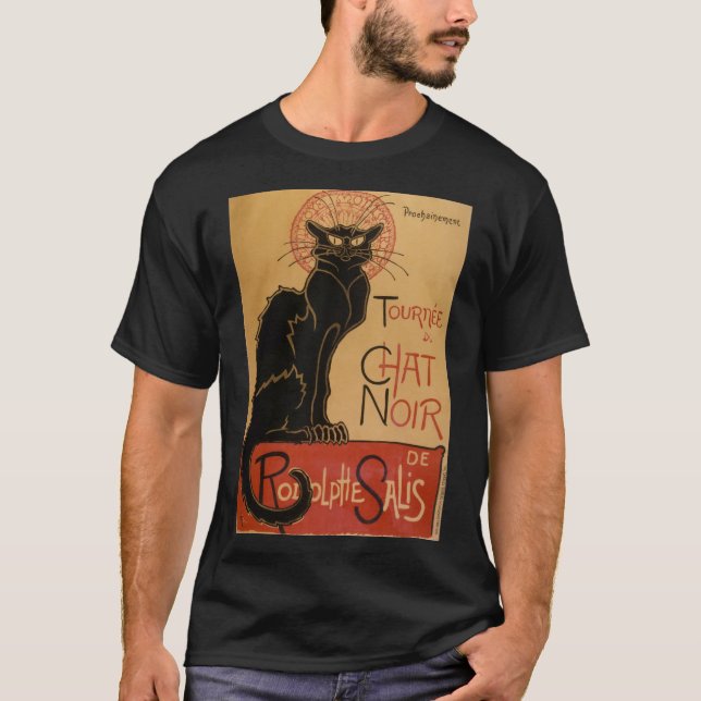 T-shirt Bate-papo do Le Noir - Steinlen (Frente)
