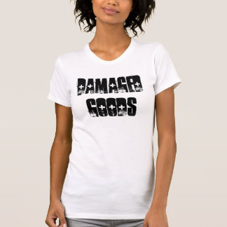 T-shirt Batedor danificado dos bens
