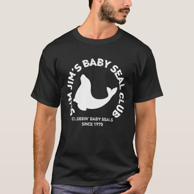 T-shirt Batendo selos de bebê (Frente)