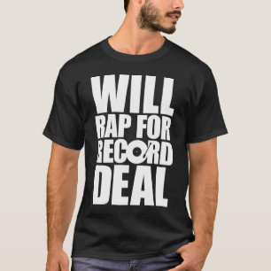 T-shirt Baterá para o negócio gravado - tipo branco