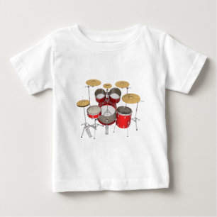 T-shirt Bateria Vermelha:
